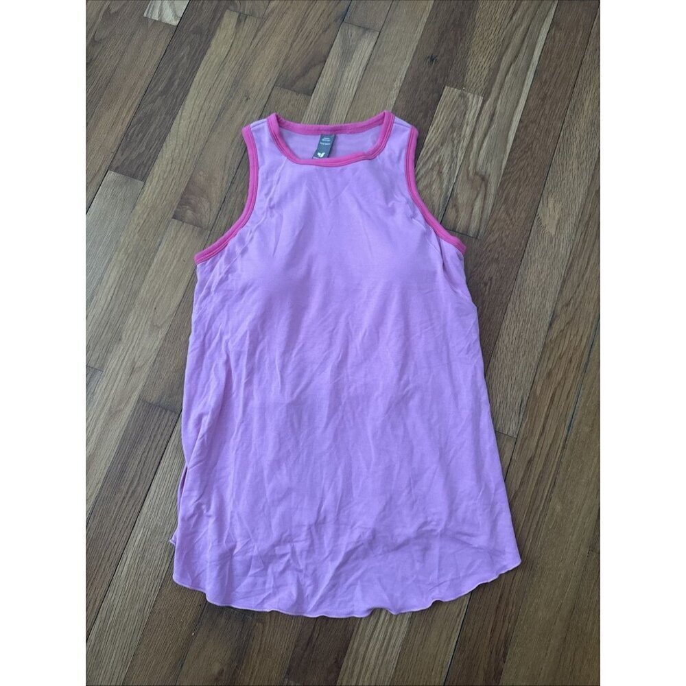 Shebird Women's Pink Split Back Freedom Bra Sleeveless Racerback Tank Size XS